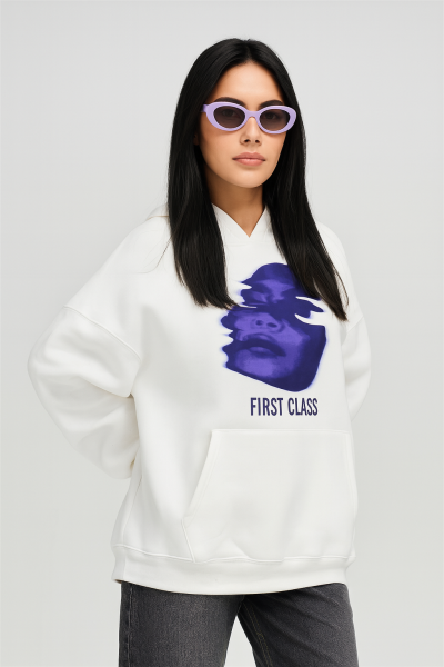 Unisex First Class Sweatshirt Hoodie