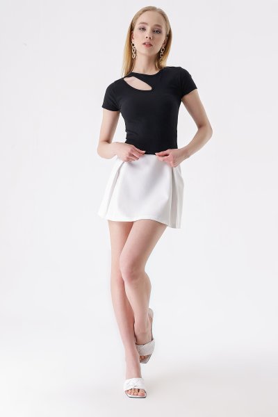 Bisiklet Yaka Pencereli Kaşkorse BLUZ