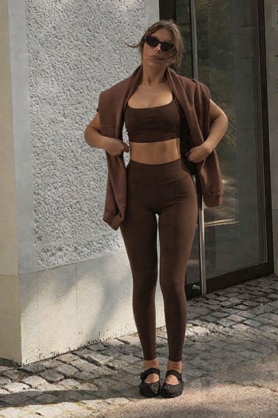 Yüksek Bel Paça Bel Hakke Baskılı Dalgıç TAYT