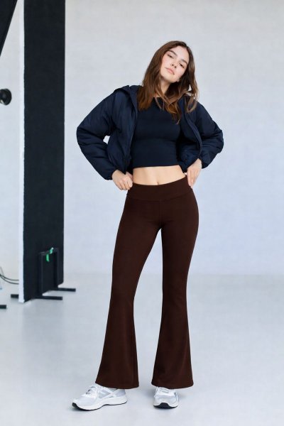 Hakke Baskılı Şardonlu Full Likralı İspanyol TAYT