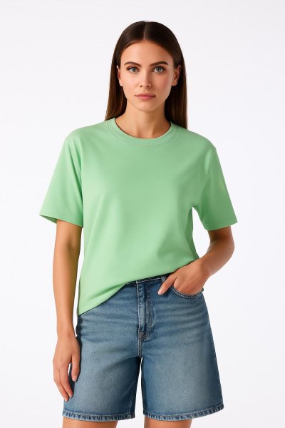 Basic Bisiklet Yaka  T-SHİRT