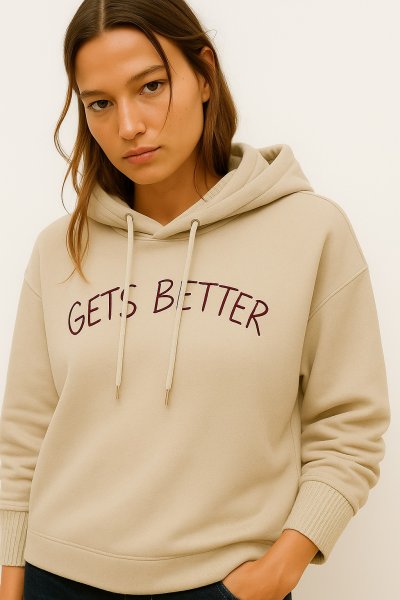 Üç İplik Gets Better Baskı SWEAT