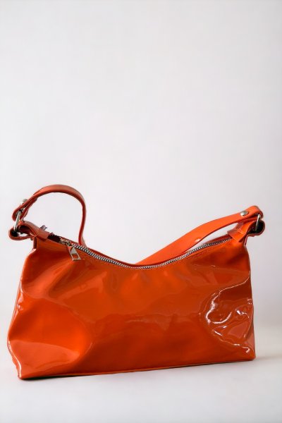 Kayık Desen Parlak ÇANTA