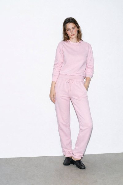 Üç iplik Kol Dikiş Detay SWEAT