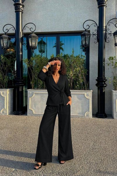 Denim Önden Bağlamalı TAKIM