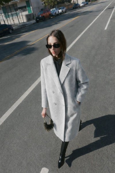 Oversize Geniş Kesim Uzun Yünlü Kaşe KABAN