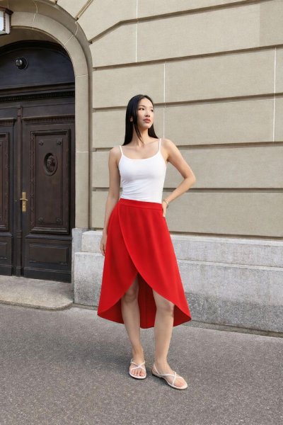 Çapraz Yırtmaçlı ETEK