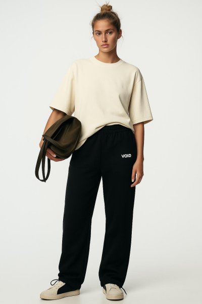 Üç İplik Void Baskı EŞOFMAN ALTI