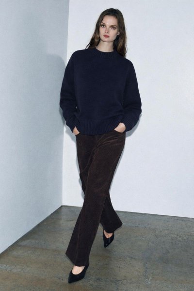 Sakal İp Simit Yaka Uçlar Fitilli Triko KAZAK