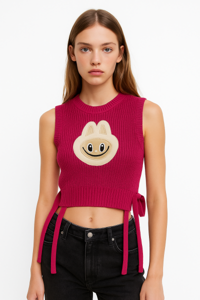 Kuzu Nakışlı Triko PANÇO