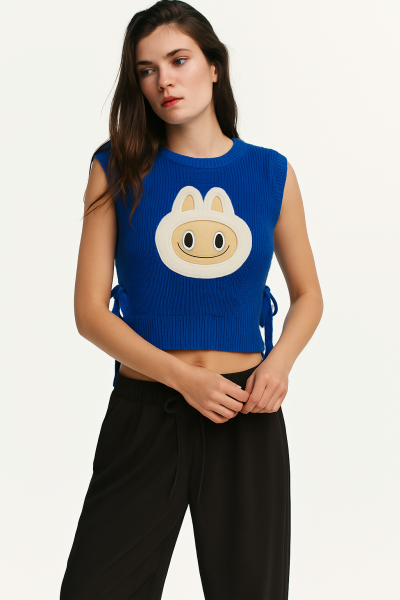 Kuzu Nakışlı Triko PANÇO