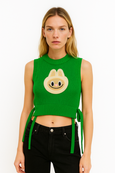 Kuzu Nakışlı Triko PANÇO