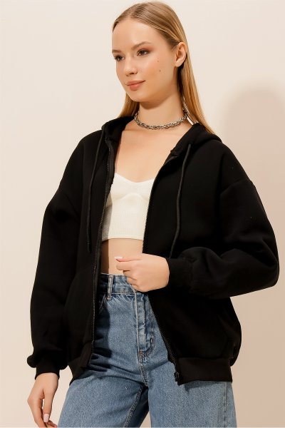 Üç İplik Fermuarlı HIRKA