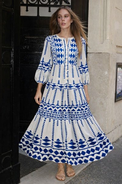 Kadın Katleya Model %100 Pamuk Yazlık ELBİSE